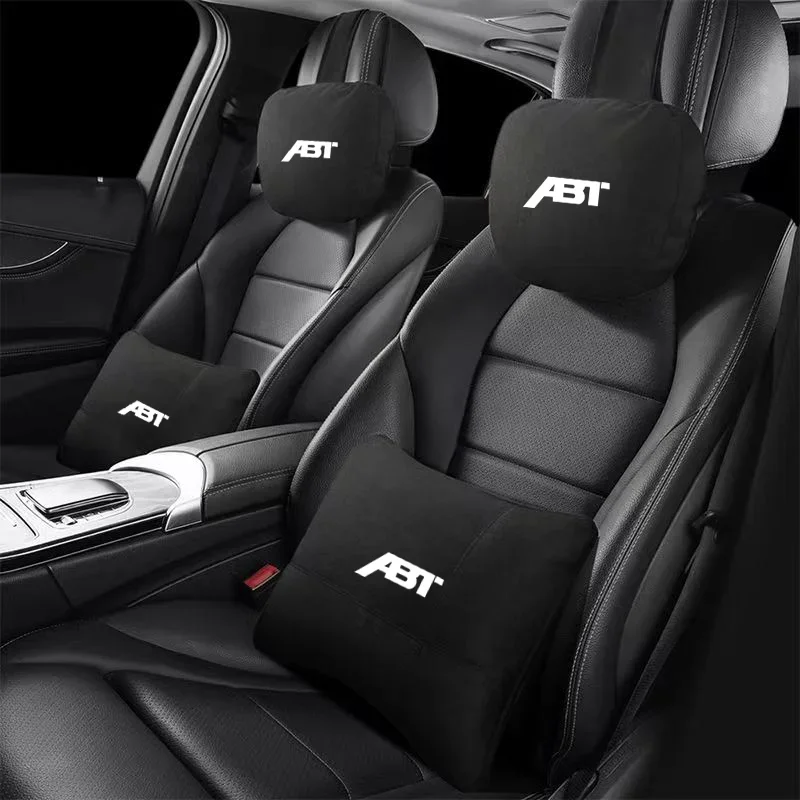 

Top Quality Car Headrest Neck Support Seat Soft Neck Pillow for ABT Audi RS3 RS4 RS5 RS6 RS7 S4 S5 S6 SQ7 A5 A4 Q5 TT VW