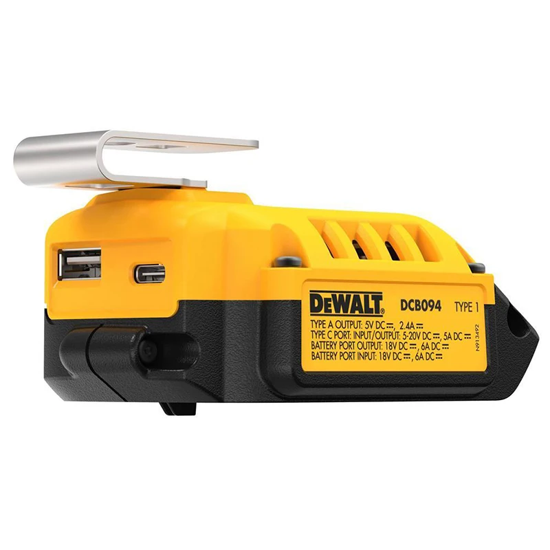 DEWALT DCB094 Multifunctional Adapter 20V/60V FLEXVOLT 5 AMP CHARGING Converter DCB090 Upgraded Version