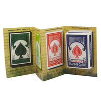 1set 3D Advertising Magic Card Deck Appearing Magia Magician Close Up Gimmick Props Mentalism Comedy Classic Magie Tricks toy