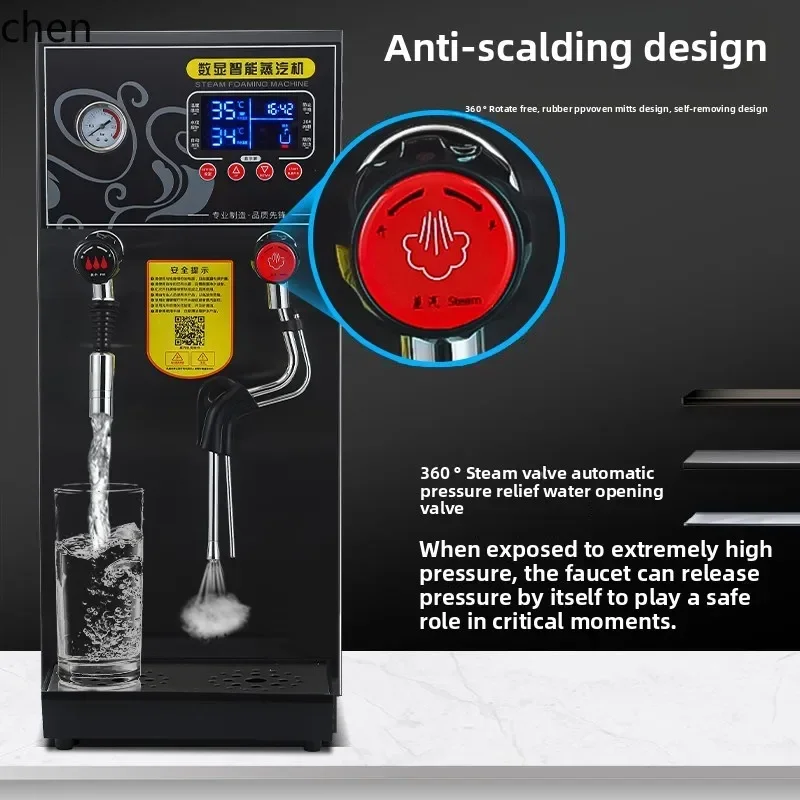 cc29H milk foam machine Stainless steel water boiler Coffee milk tea shop equipment Heating constant temperature steam engine