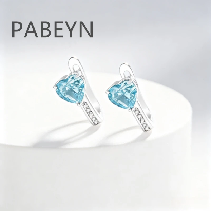 925 Sterling Silver Elegant Fashion Ice Flower Cut Carbon Diamond Love Fringed Earrings Birthday Party Anniversary Gift