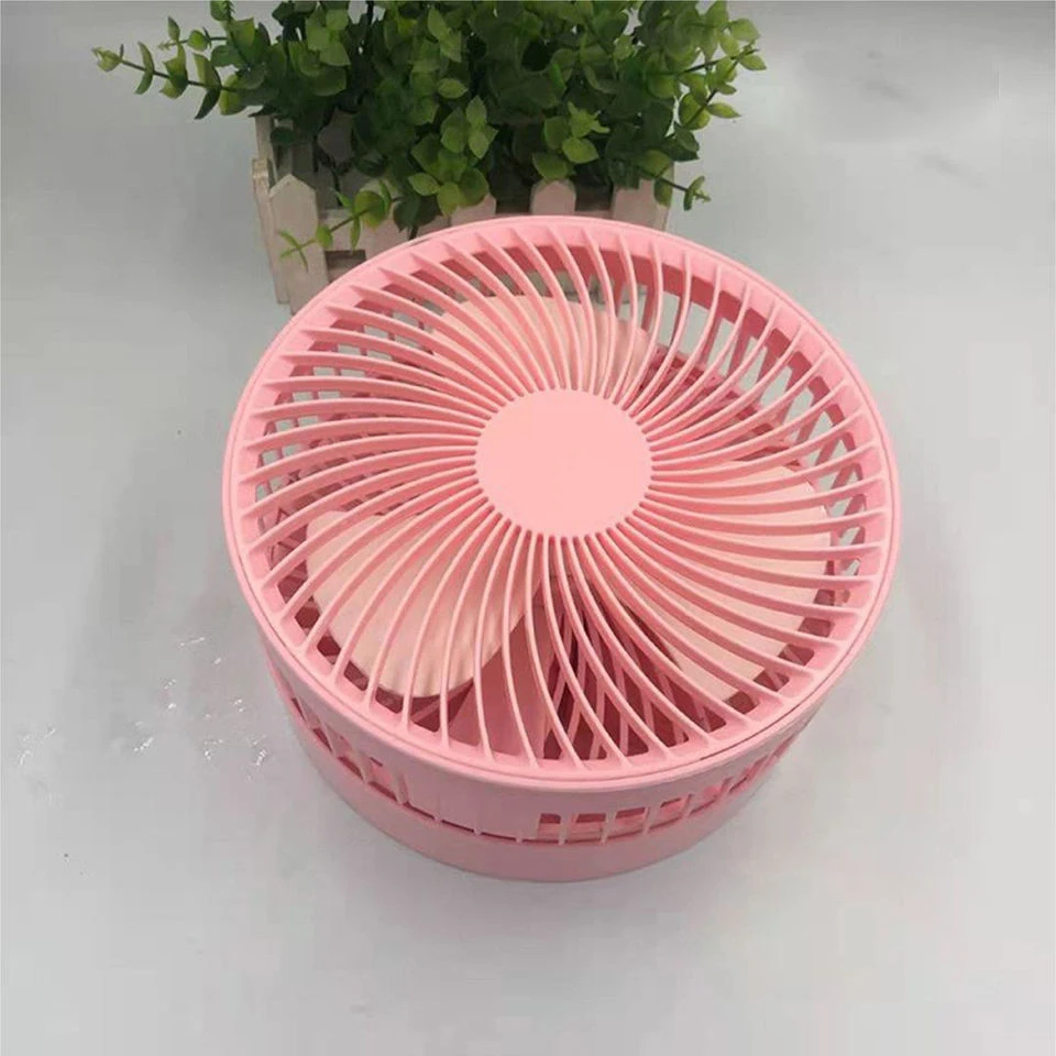 Hot Sell Portable Adjustable Height Desktop Fan USB Rechargeable Folding Telescopic Table Fan Desk Stand Mini Fan