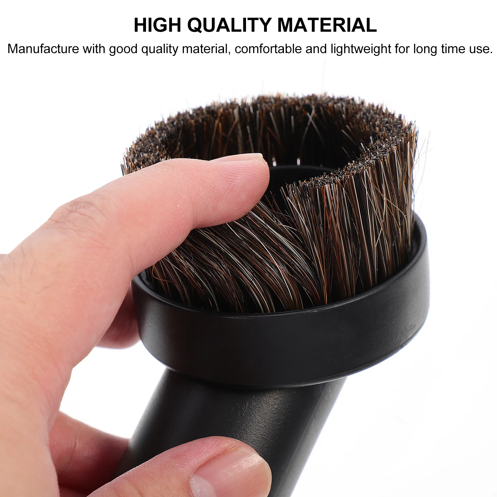 

1Set Dusting Brush Vacuum Cleaner Attachment Adapter with Cleaning Brush for Suction Tube Multi-Tool Household Use Replacement