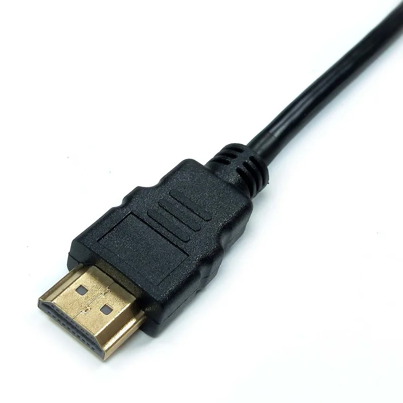 1.8M HDMI 호환 케이블 - VGA 1080P HD(오디오 어댑터 케이블 포함) HDMI 호환 - VGA 케이블