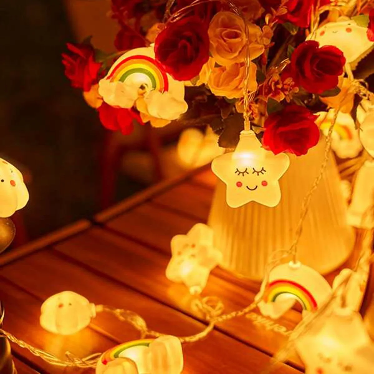 

LED USB Garden Decorative String Lights Waterproof Outdoor Fairy Lamp for Garden Patio Backyard Wedding Christmas Party Decor