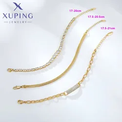 Xuping Jewelry New Arrival Promotion Mixed Style Bracelets Copper Alloy Gold Color Plated Bracelet for Women Birthday Party