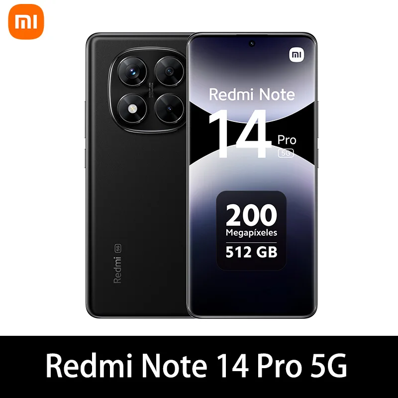 Xiaomi Redmi Note 14 Pro 5G NFC，MediaTek Dimensity 7300-Ultra,200MP Camera,5110mAh battery，45W charging，120Hz display