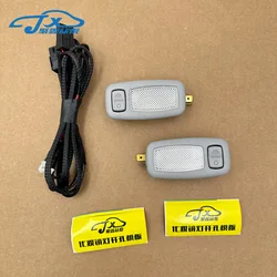 2Pcs OEM Genuine Interior Vanity Lamp LH RH Gray For  2011-2015 i45 YF Sonata Elantra / AVANTE MD Forte / Koup K3
