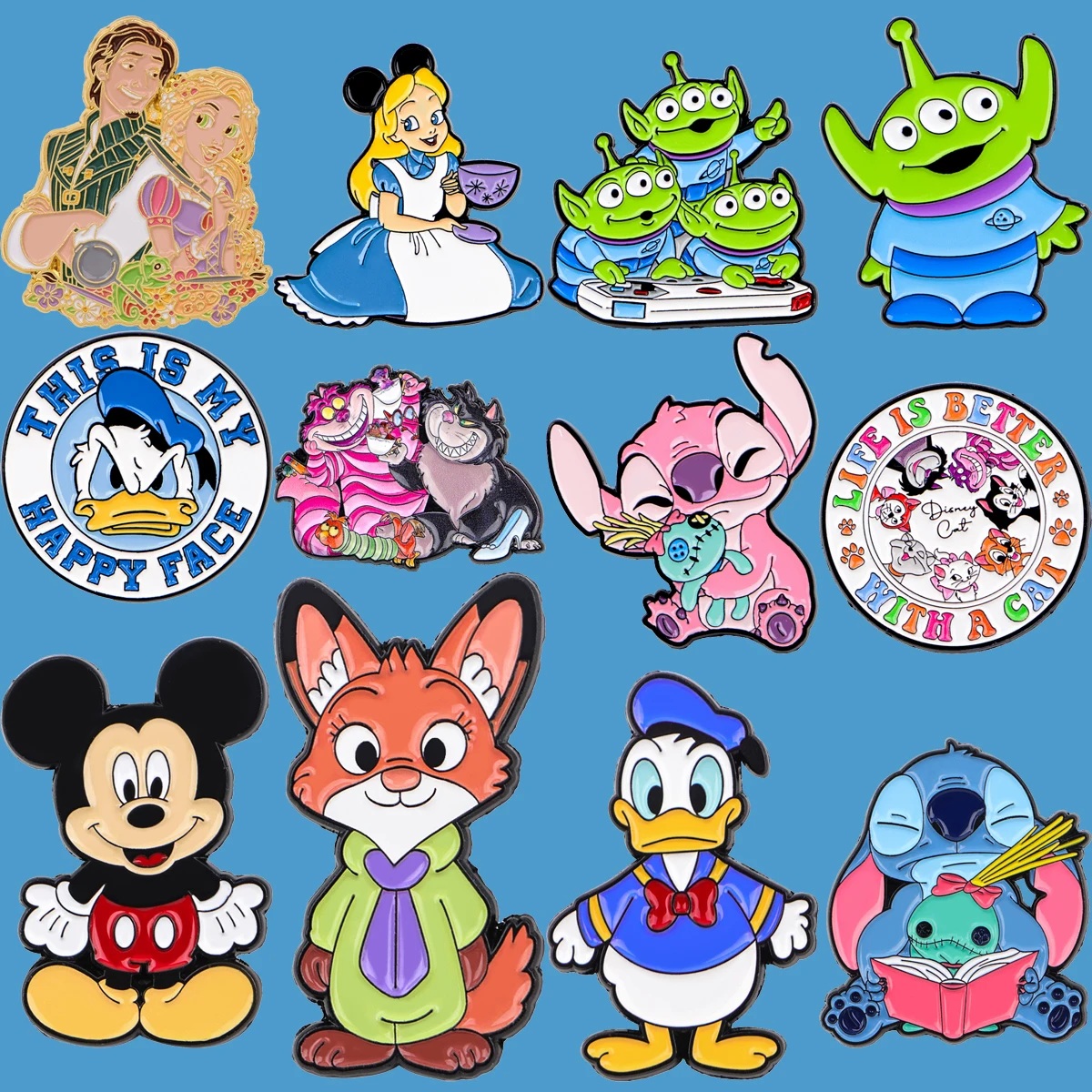 

Cute Cartoon Monster Enamel Pin Lapel Pins for Backpacks Cosplay Badges Fox Duck Brooch for Clothes Jewelry Gifts for Friends