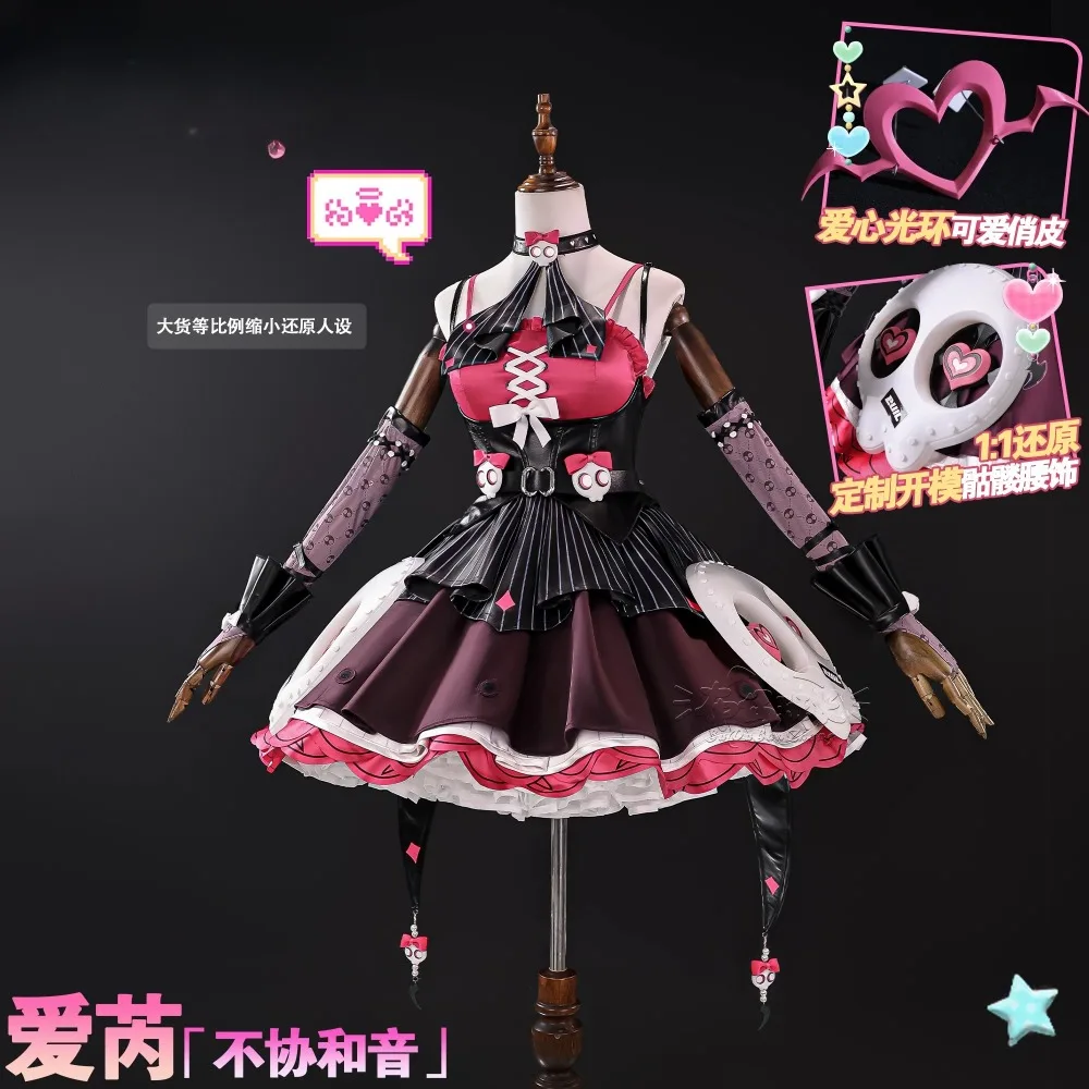 

Zenless Zone Zero Aria Dissonance Delusional Angels Cosplay Costume Black Cute High Quality Dress Halloween Comic Con Outfit