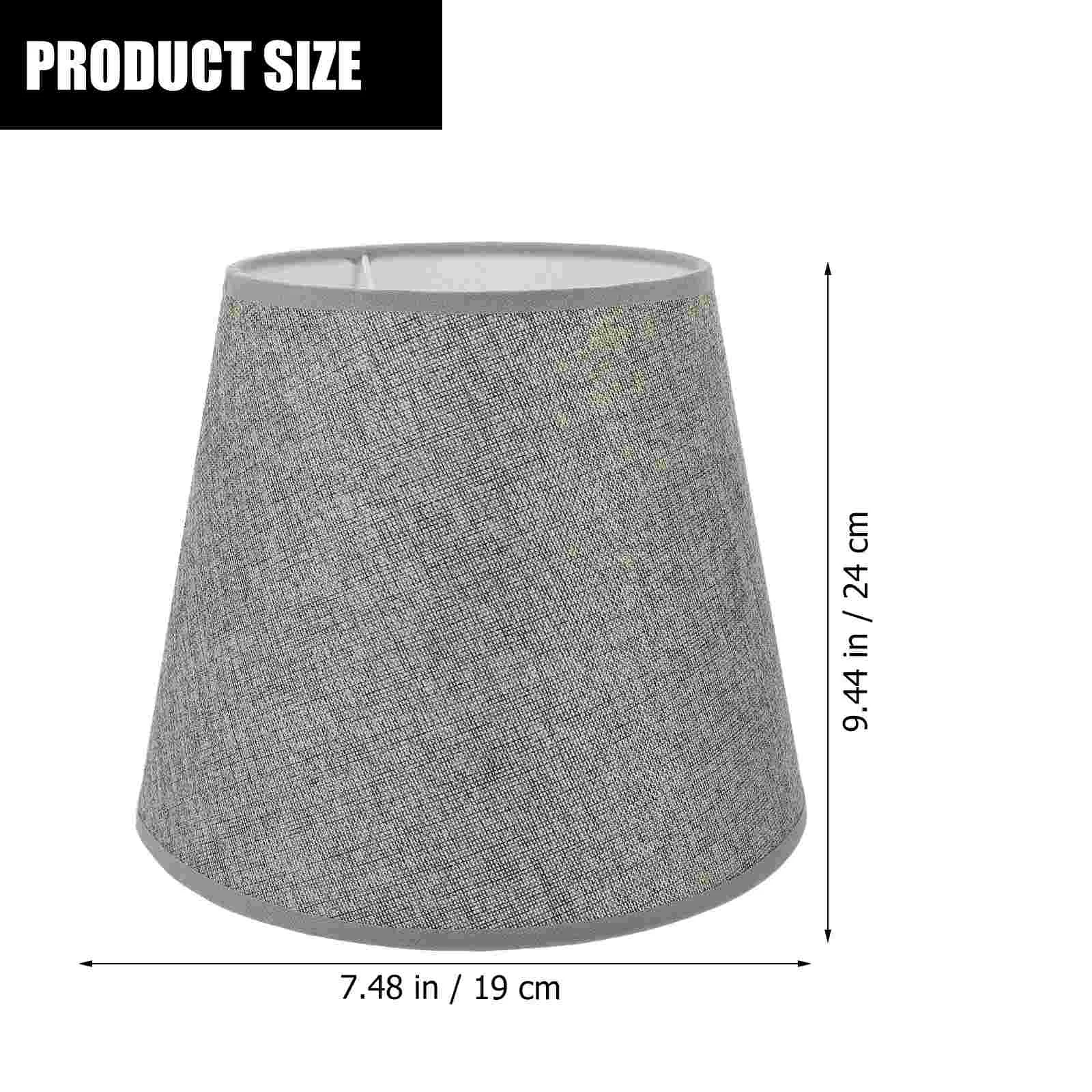 Desk Lamp Solid Color Lampshade Replacement Metal Chandelier Covers Cloth Decorative