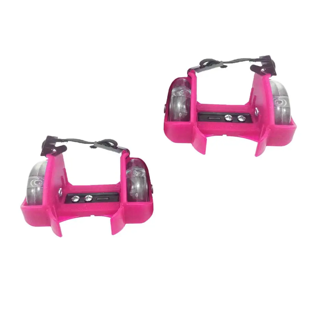 Flashing Child Gift Pulley Heel Adjustable Safety Outdoor Home Skating Flash Heel Wheels Shoes