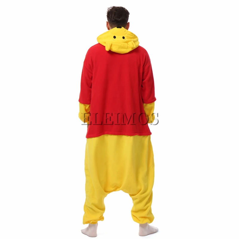 ELEIMOS Adult Kigurumis Pyjamas Halloween Onesie Bear For Women Men Cartoon Pajama Homewear Cosplay Costume XXL