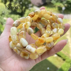 Yoowei New Amber Bracelet Wholesale 100% Genuine Irregular Bead Women Trendy Unique Original Natural Ambre Jewelry Gift Supplier