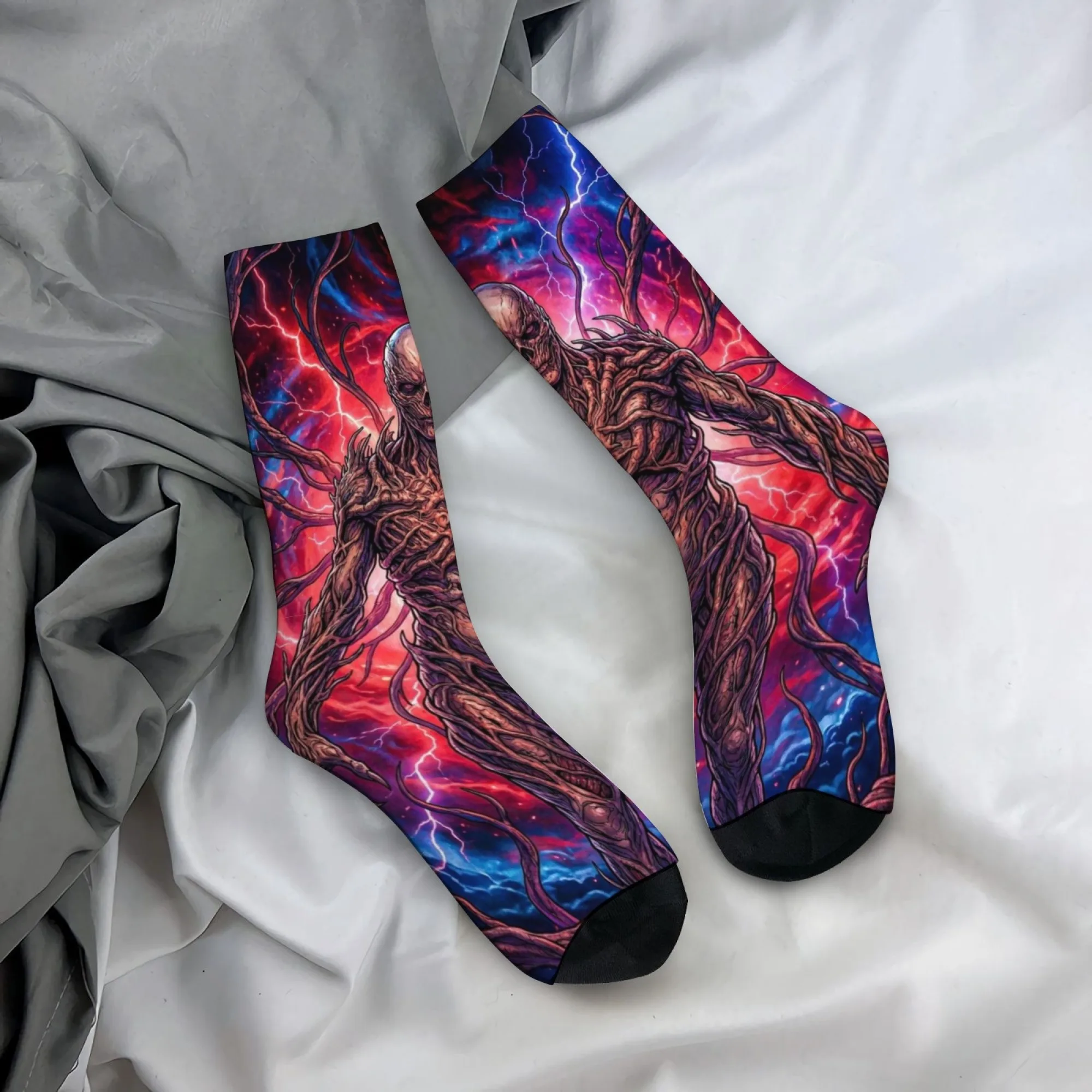 

Horror Vine Skull Comic Socks Casual Fashion Men's Socks Novelty Funny Compression Socks Crazy Street Hip-Hop Happy Socks Gift