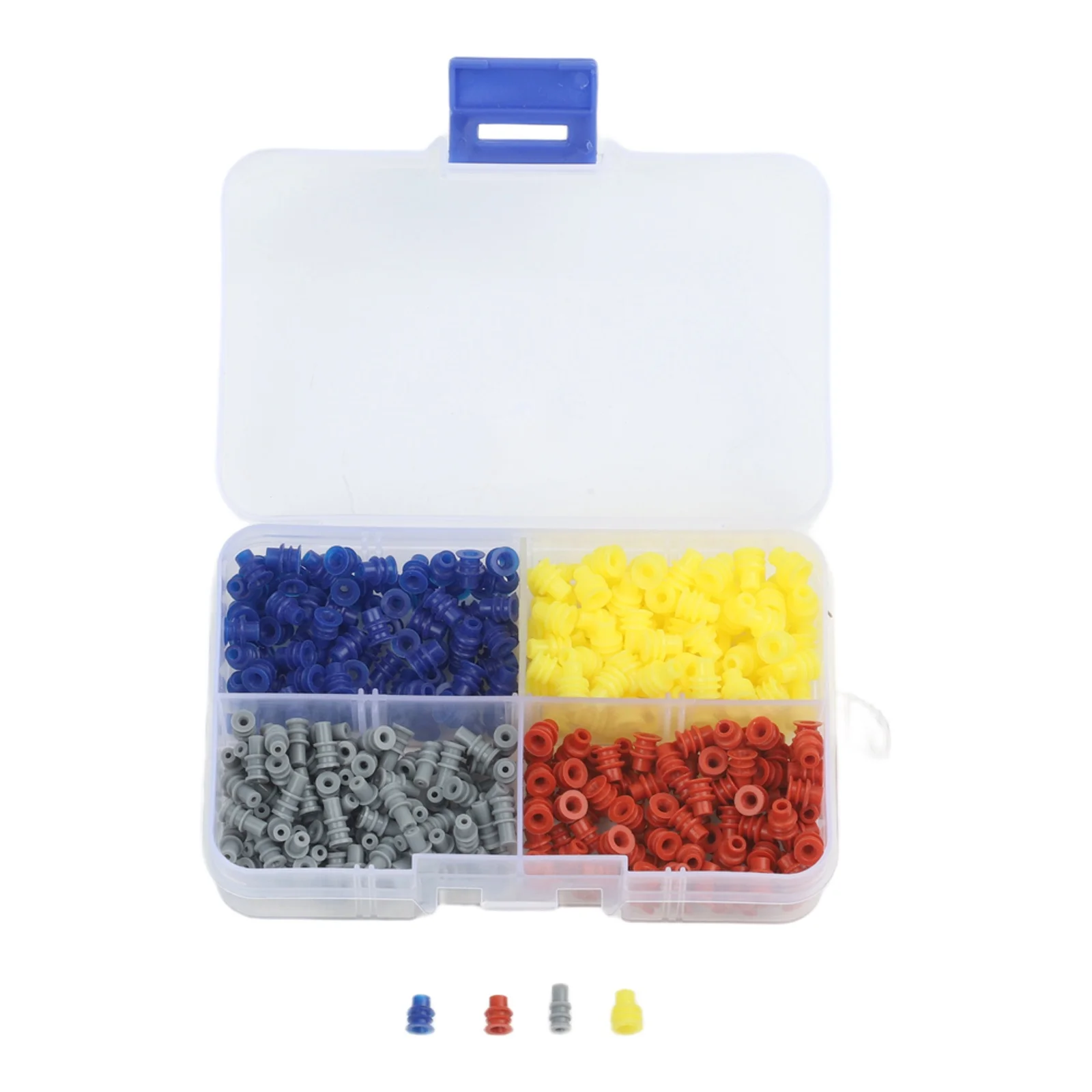 400PCS Silicone Sealing Components for Auto Wire Connectors Designed to Prevent Water and Dust Ingress in Electrical Systems