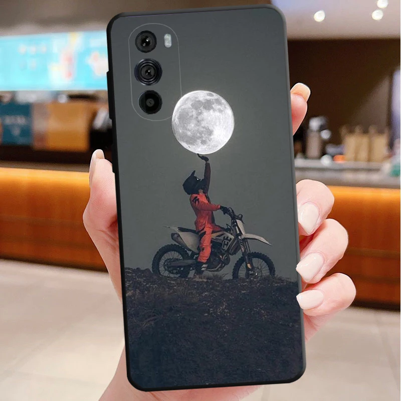

Phone Case For Motorola Edge 50 40 Pro 60 50 40 30 Ultra Neo Fusion Moto G85 G72 G53 G54 G84 G13 G32 Motorcycle Sports