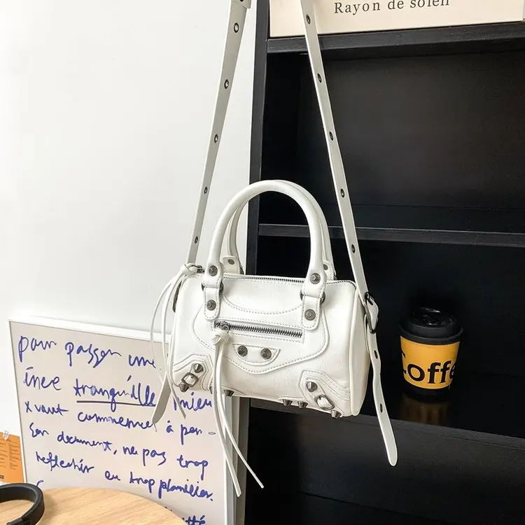 

High End Leather Women Handbag Classic Designer Paris Style Elegant Casual Simple Vintage Trendy Ladies Tote Bag