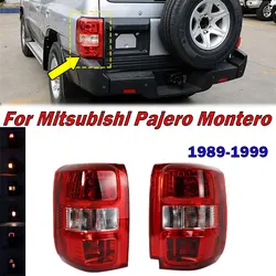 For Mitsubishi Pajero Montero 1989-1999 Car Accessories Wide Body LED Rear Tail Light Parking Lamp Turn Signal Light With Bulbs