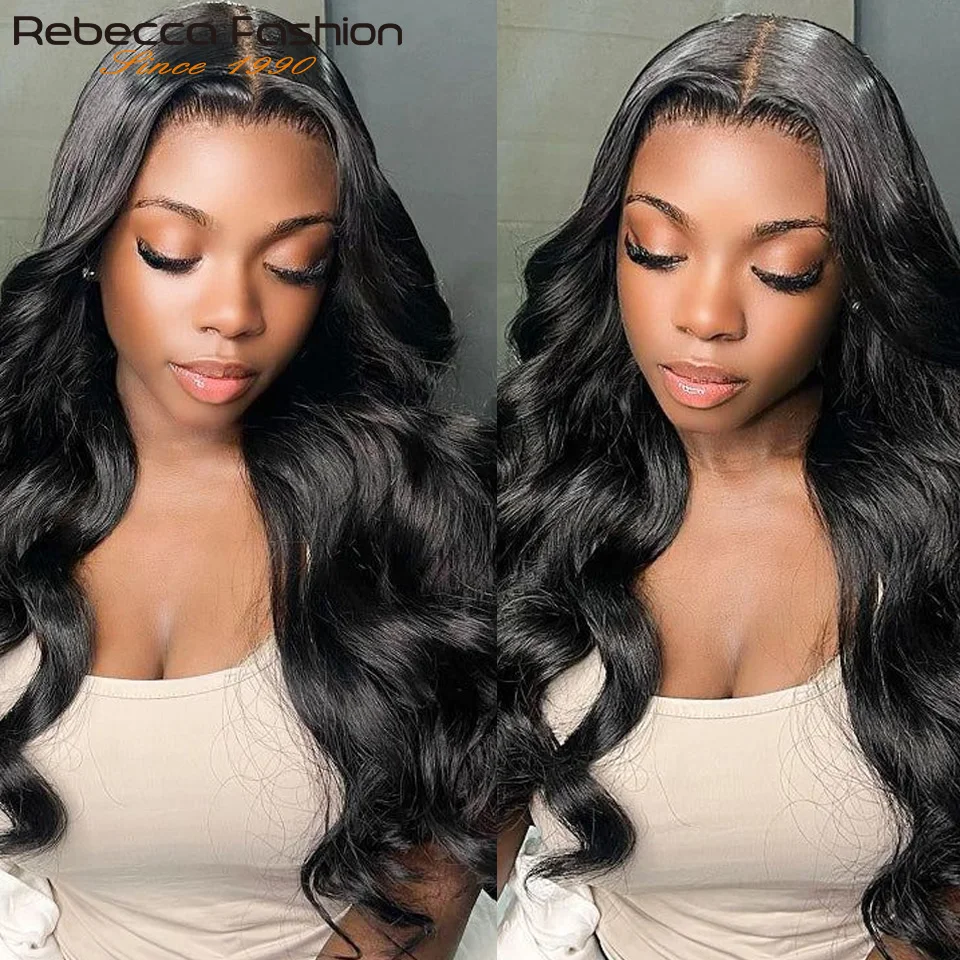 Body Wave Wigs T Lace Front Wigs Human Hair Wig 100% Unprocessed Indian Virgin Remy Hair Wigs for Women 180% Density 28 Inches