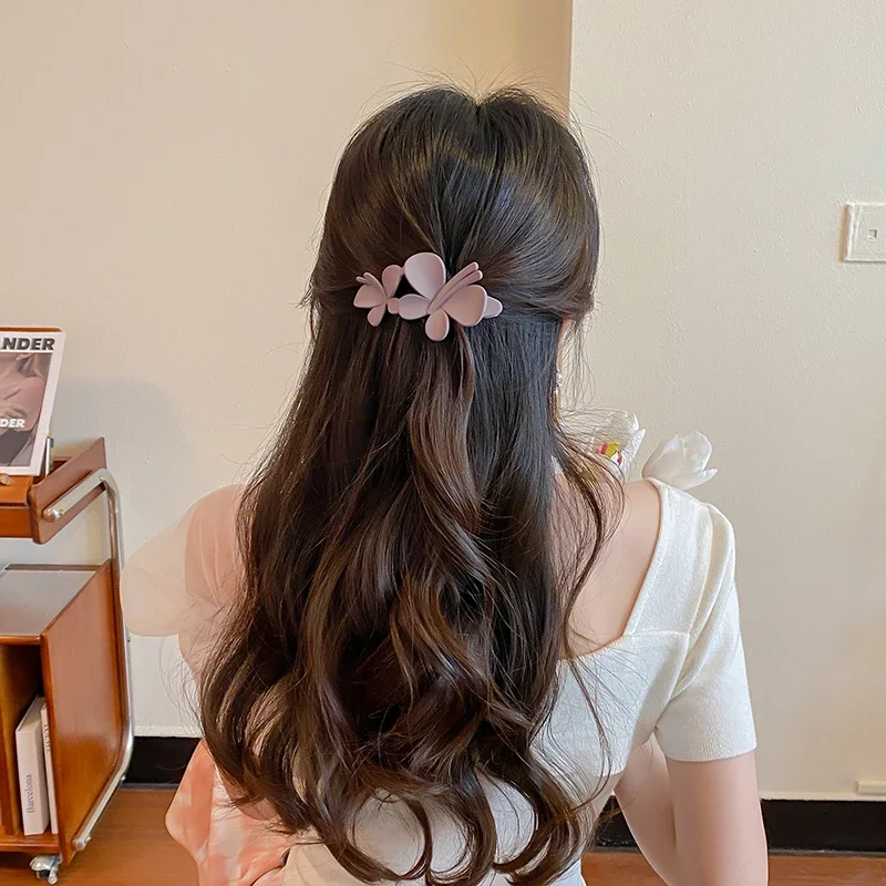 Cute Artificial Flower Barrettes Hair Clips Women Floral Hairpins Girls Lovely Hairpins Elegant Ponytail Hair Accessories