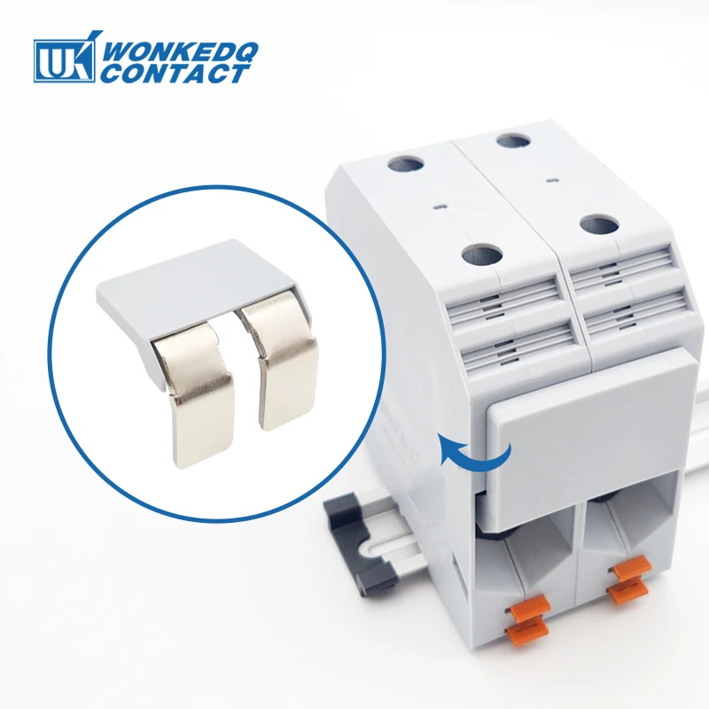 1Pc EB 2-31 Insertion Bridge For UKH 150 High-current Cable Connect DIN Rail Terminal Block Wire Connector EB2-31 Wiring Jumper