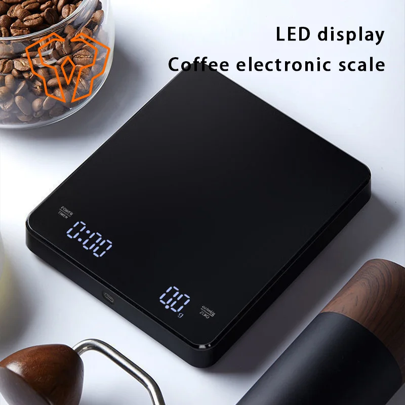 Household Kitchen Scale Coffee Food Baking Quantity Counting Electric Charging Electronic Scale Home Timemore