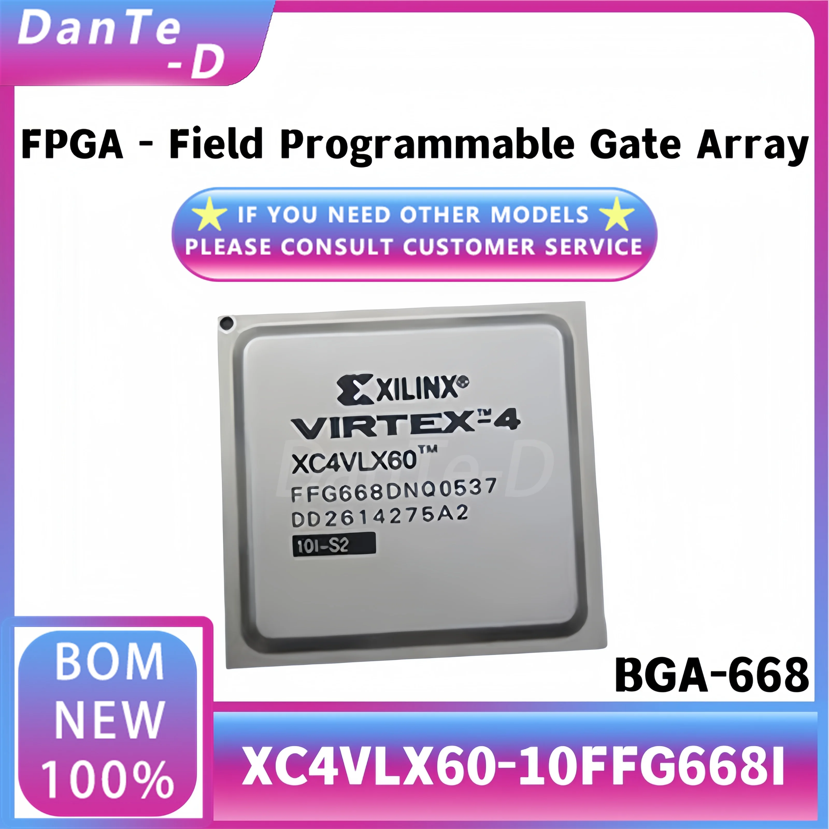 

XC4VLX60-10FFG668I 10FFG668C BGA-668 FPGA - Field Programmable Gate Array Original