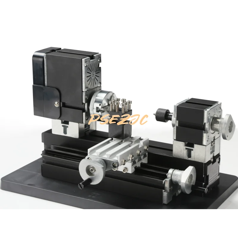 60W High-power Woodworking Micro Metal Lathe Processing Material Length 135mm