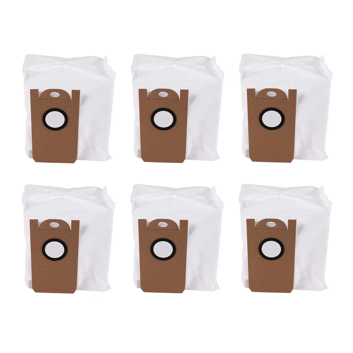 6 Pack Replacement Dust Bags for Amarey A90+ Self-Emptying Robot Vacuum