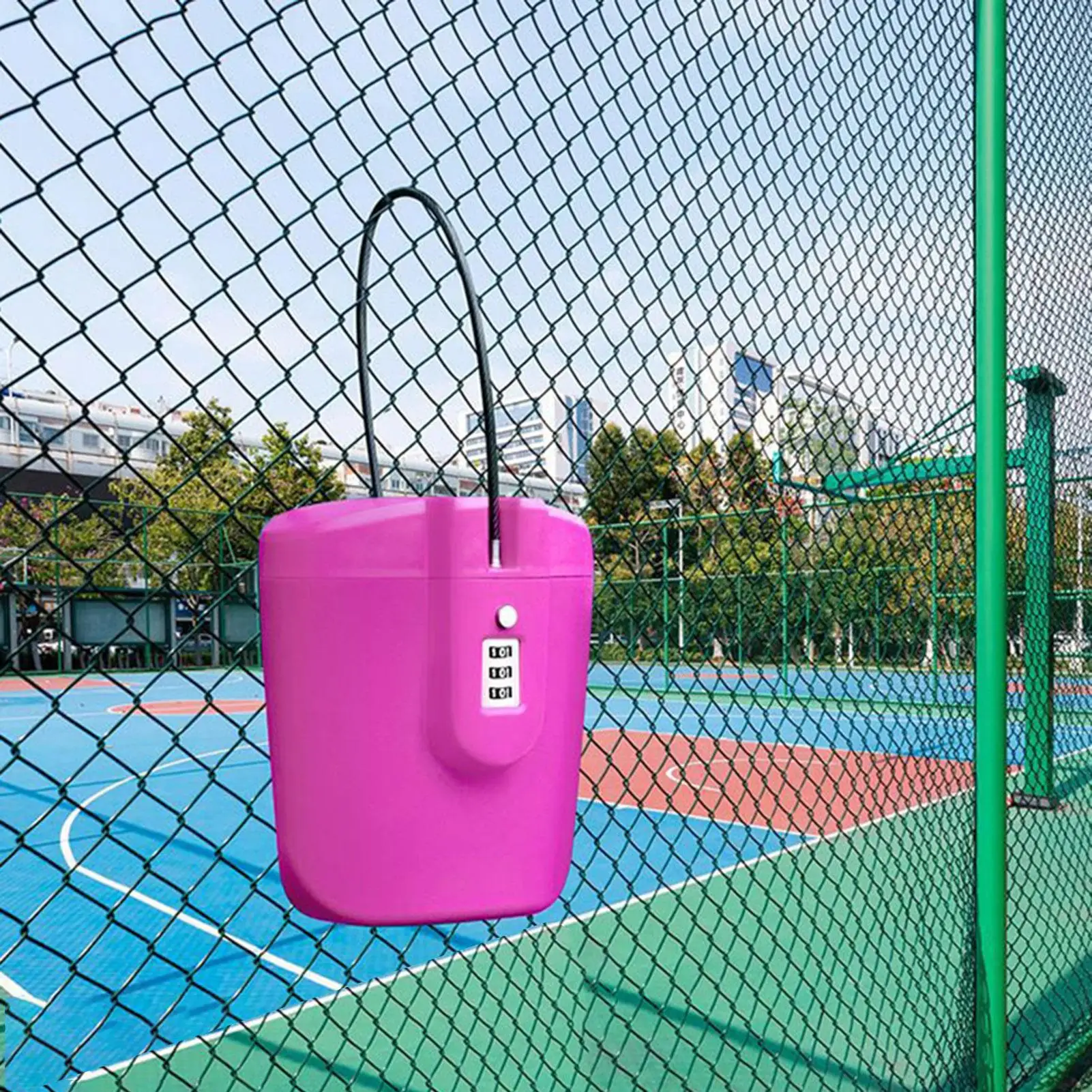 

Креативный портативный сейф с 3-значным кодовым замком и стальной проволокой для кемпинга, спорта, пляжа, для хранения и защиты