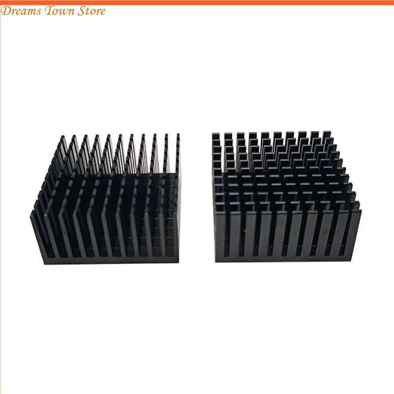 Disipador calor aluminio HX6A 4pcs 40x40x20 mm Fin aleta enfriamiento disipador calor para enfriar GPU
