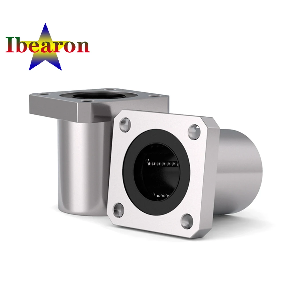 

1PCS LMK30UU Standard Type Square Flanged Linear Motion Ball Bearing Seals On Both Side High Quality Resin Retainer