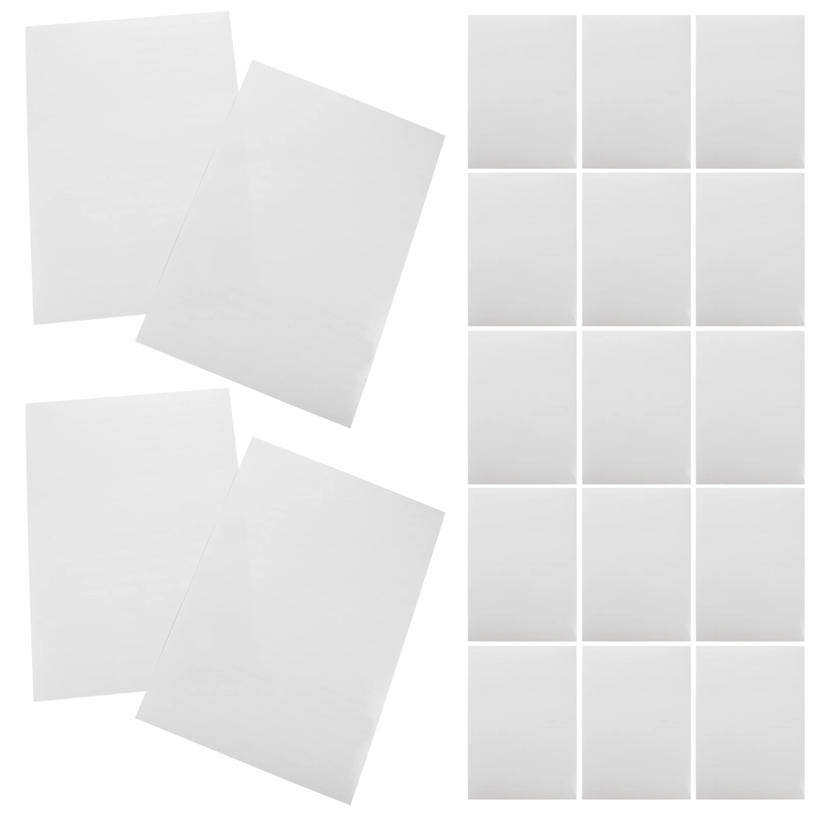 100 Sheets Self Adhesive Printing Paper Labels A4 Matte Finish Blank Stickers Removable Price Tag Address Document Folder