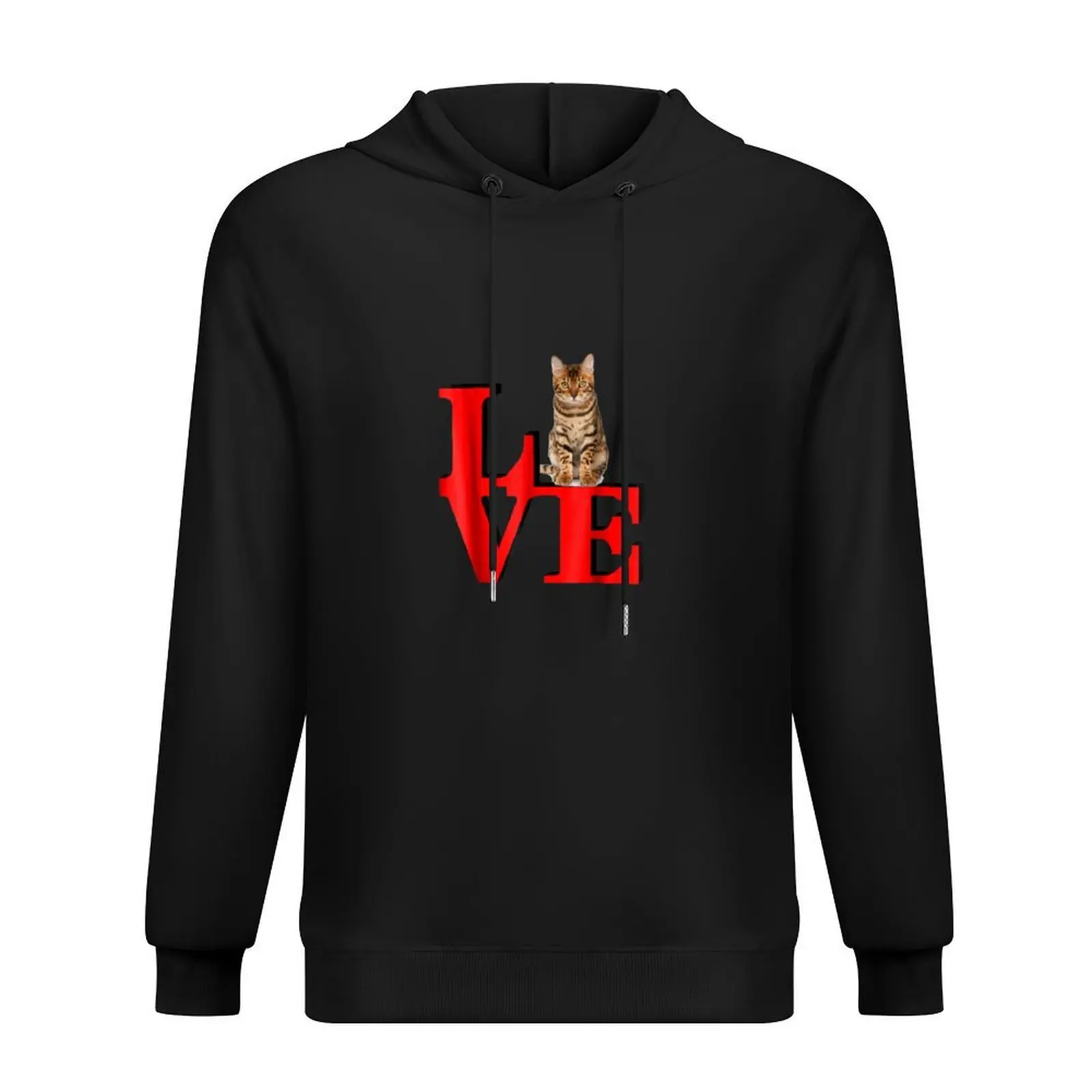 

Bengal Love Park I love my Cat Hoodie mens clothing korean clothes men clothing men's autumn clothes hoodie oversize