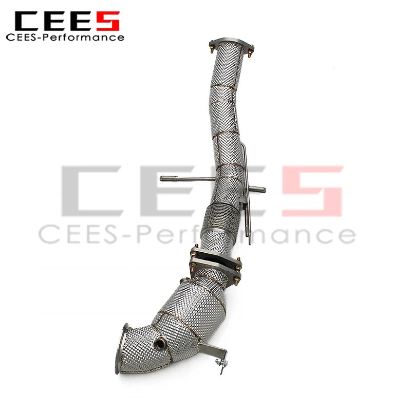 CEES Exhaust Downpipet for Lynk & Co 03/03+ 1.5T 2019+ Racing Stainless Steel High Flow Sport Catted Downpipe