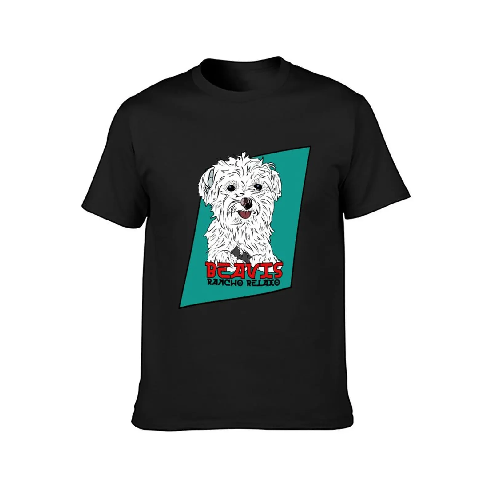 Rancho Relaxo - Beavis the Dog T-Shirt tops boys whites aesthetic clothes mens t shirt graphic