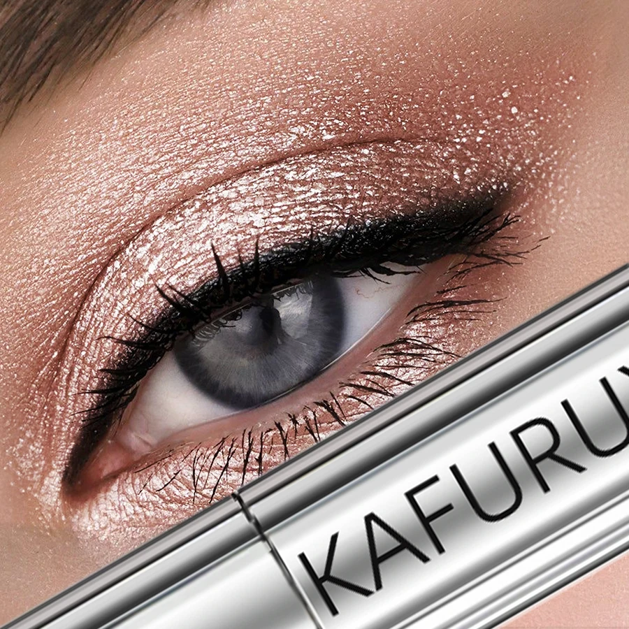 Lápiz de sombra de ojos metálico, blanco, negro, morado, 12 colores, brillo, 1 lápiz delineador, resaltador, sombra de ojos en crema azul de larga duración