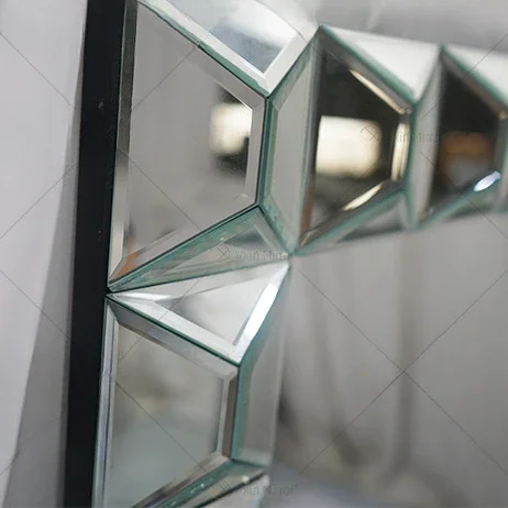 Manufacturer: Nordic diamond mirror, bathroom mirror, glass, hanging mirror, modern wall decoration, decorative ,