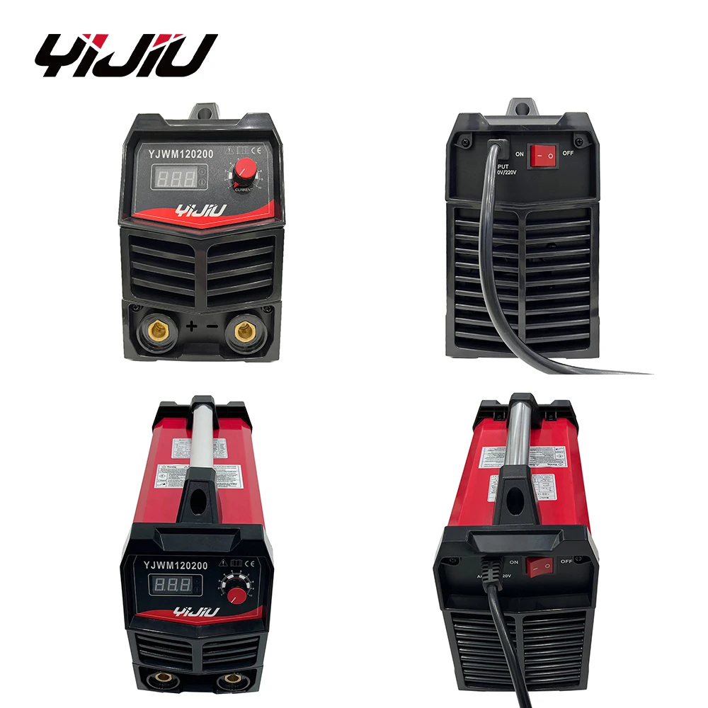 YIJIU New Dual Voltage 200A DC Motor MMA-200D IGBT 110/220V Manual ARC Welder Portable