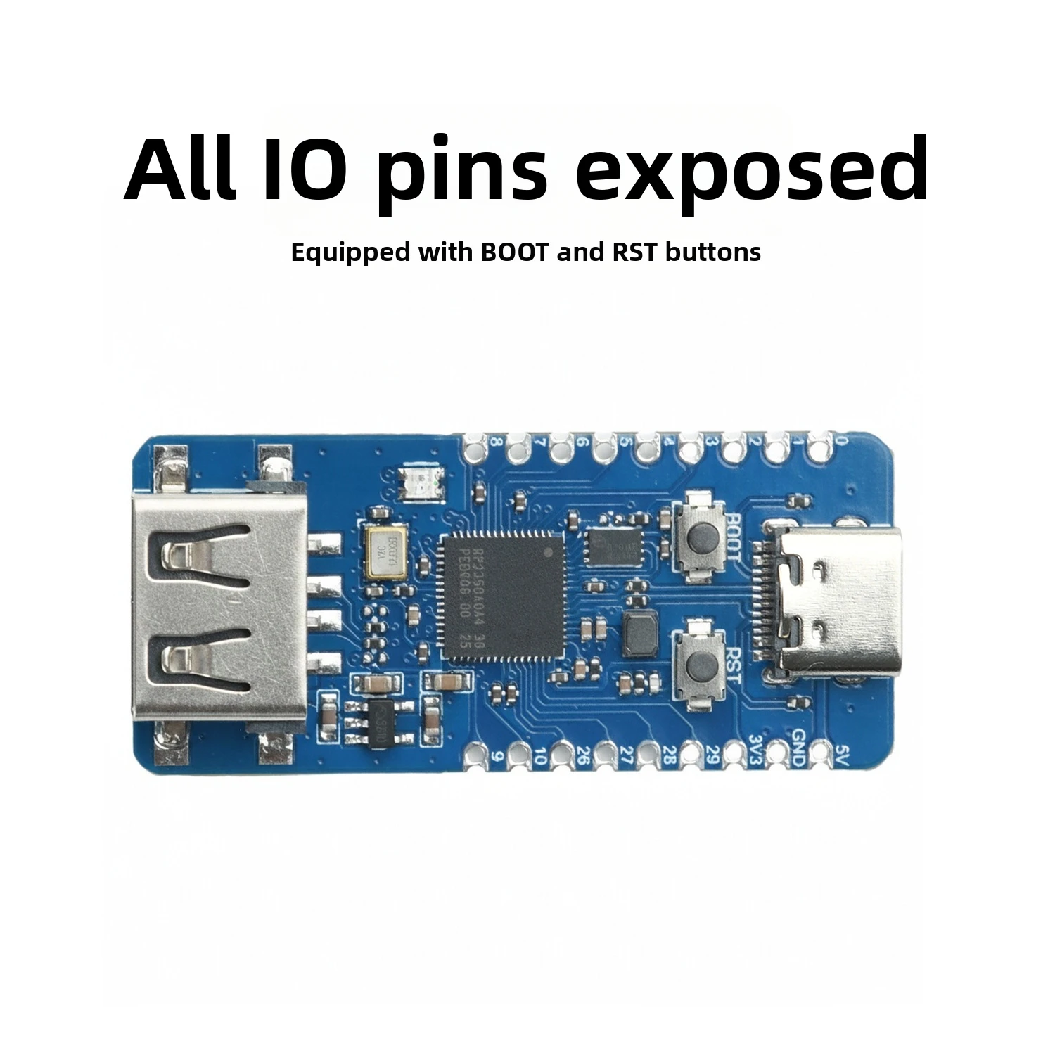 Diy Electronics Board - Placa de Desenvolvimento de Microcontrolador RP2350A