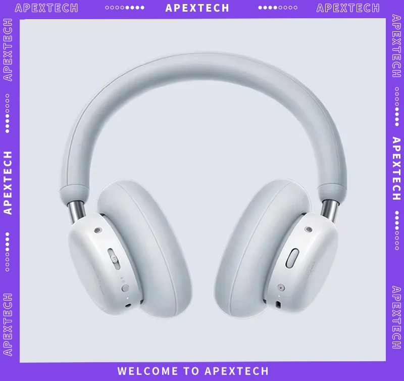 سماعات HIFI CMF سماعة لاسلكية تعمل بالبلوتوث سماعات إلغاء الضوضاء النشطة عمر البطارية الطويل سماعات رأس رياضية للألعاب والموسيقى هدية