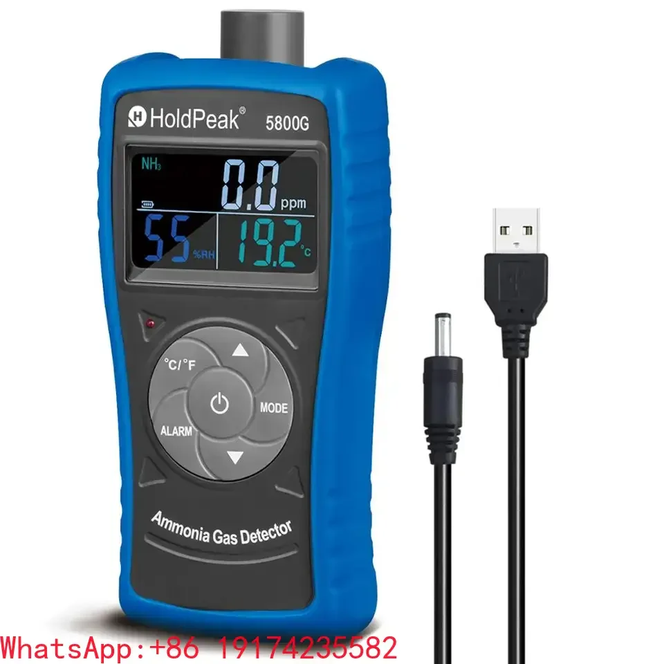 HP-5800G Ammonia Gas Detector Tester Monitor Professional Meter High Accuracy No Alarm Industry Decoration Environment