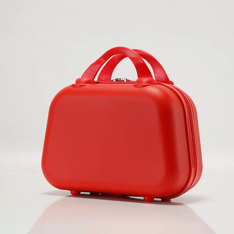 

Lightweight 14 Inch Handheld Makeup Case Cute Cosmetic Box for Women Travel Suitcase Luggage Storage Case Organizer 29x15x22cm