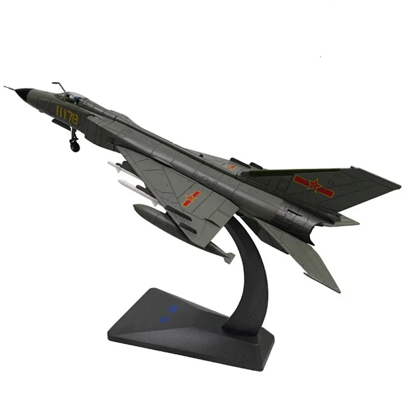 

1/72 Scale Alloy Fighter China Air Force J-8 Aircraft J8 Children Kids Gift for Collection Home Desk Room Decoration
