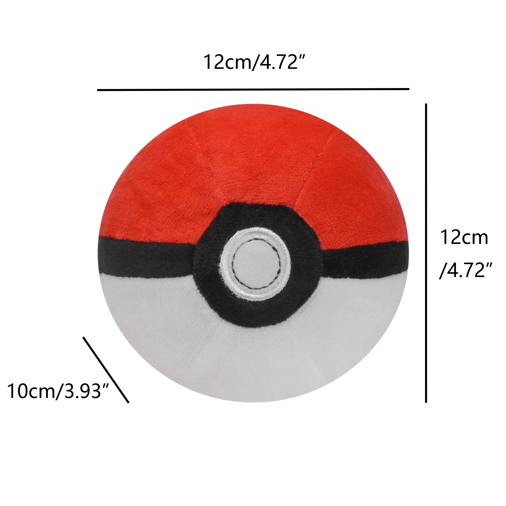 Master Ball Grote bal Ultra Ball Poké Ball Knuffels Zachte knuffels Cartoon Rugzak Hanger Decoratie Speelgoed Verjaardag