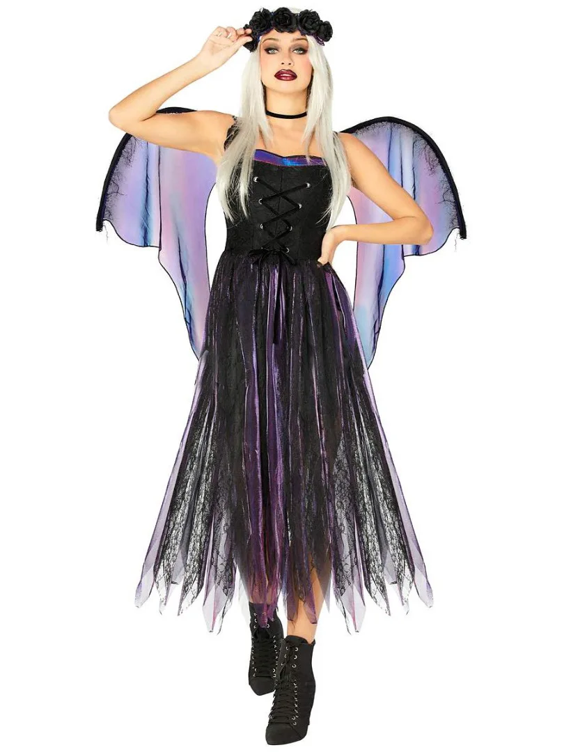 

Dark Angel Costume Wedding Ghost Bride Performance Suit Female Stage Costume Gothic Angel Outfit Spring 2026 Ladies Fashion