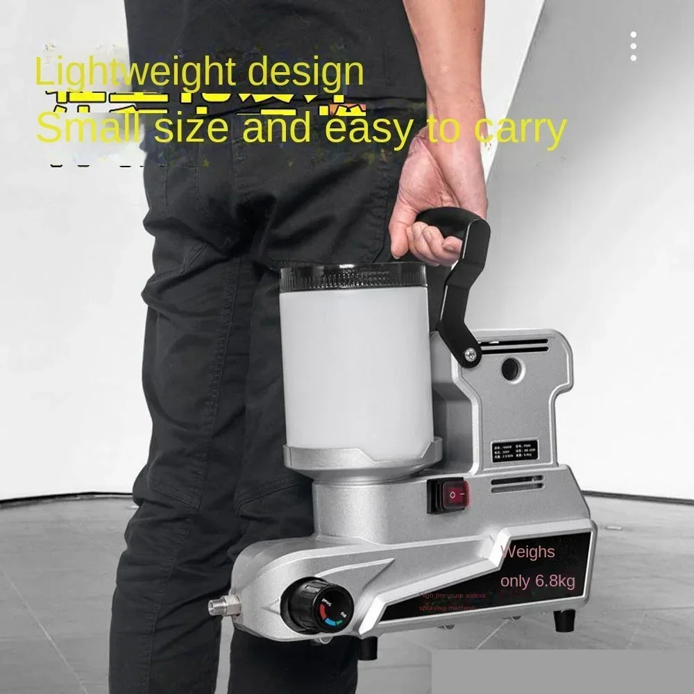 H650 High Pressure Airless Paint Sprayer 1600W Multifunctional Portable Sprayer Latex Paint 2L