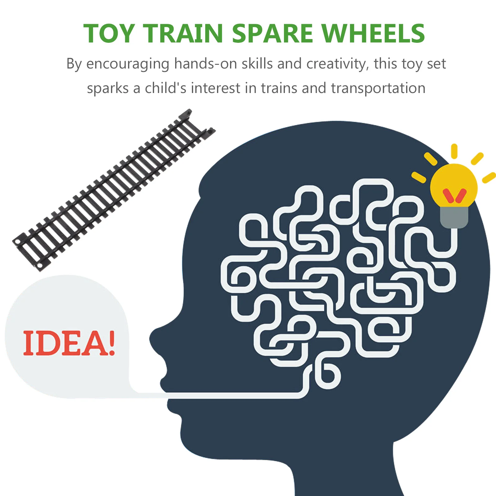5 szt. Realistyczne, szybkie torowe rozszerzenia do kolejek, plastikowe części zamienne do zestawów kolejek dla dzieci.