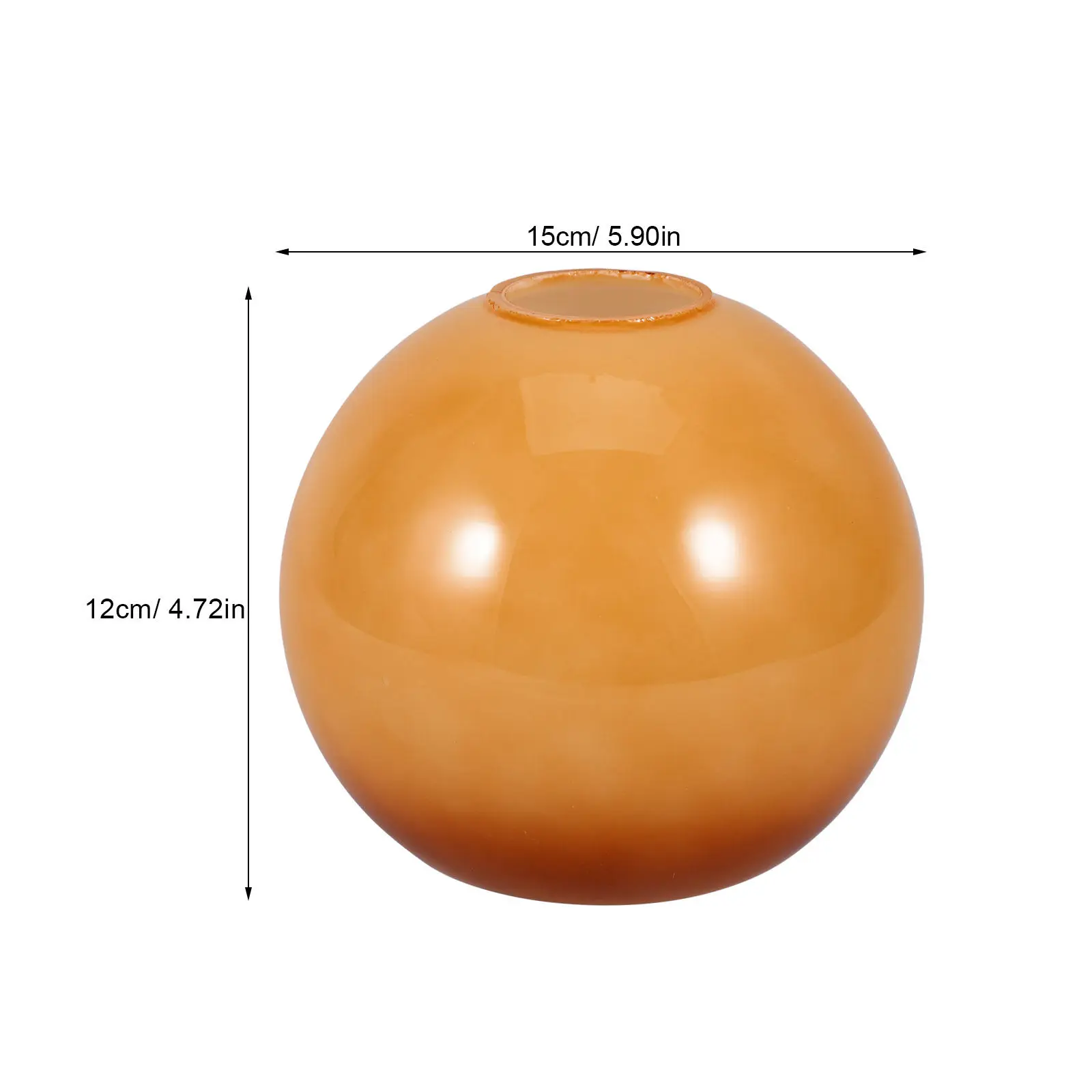 Globe Glass Lamp Shade Replacement for Pendant Ceiling Lights Simple Fashionable Lampshade Fine Craftsmanship Protective Eye